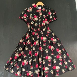 Unique Vintage/Magnolia Park dress; L; black